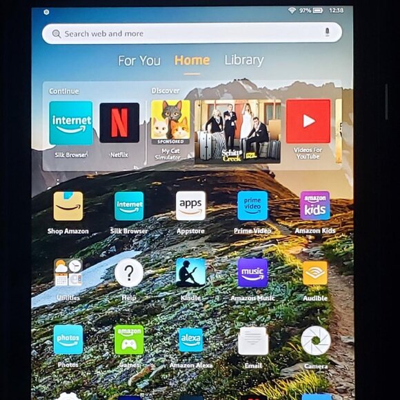 NEW Fire HD 10 Tablet Alexa 10.1" 1080p Full HD Display 32 GB Marine BLUE & CASE - Picture 1 of 8